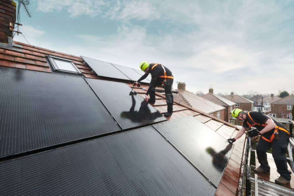 déménagement et panneaux solaires